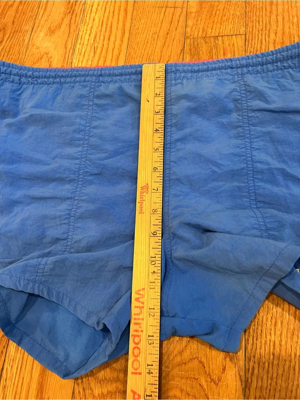 Vintage Speedo‎ Swim Trunks Mens Size M Blue Red Nylon Athletic Shorts